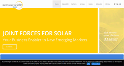 Desktop Screenshot of jointforces4solar.com